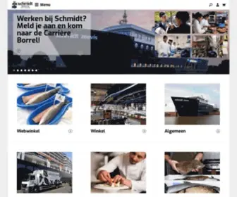 SChmidtzeevis.nl(Koninklijke Schmidt Zeevis Rotterdam) Screenshot
