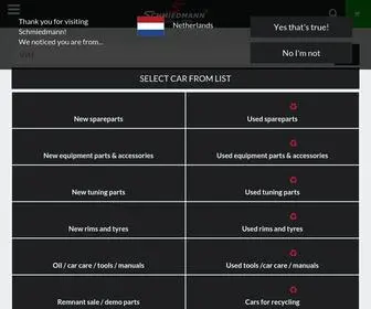 SChmiedmann.com(BMW & MINI parts styling tuning new and used parts) Screenshot