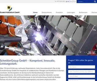 SChmittergroup.de(Klassische Rohrbearbeitung für die Automobilbranche) Screenshot