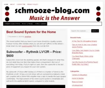 SChmooze-Blog.com(SChmooze Blog) Screenshot