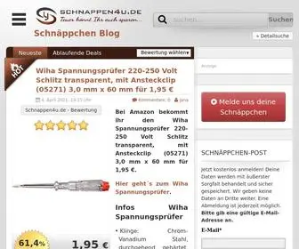 SChnappen4U.de(Schnäppchen) Screenshot
