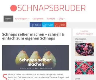 SChnaps-Selber-Machen.org(Bei uns erfährst du alles was du zum Thema Schnaps selber machen wissen musst) Screenshot