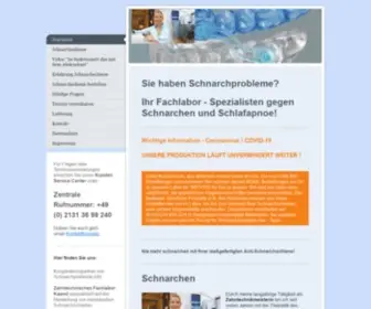 SChnarchprobleme.info(Befreiung von Schnarchproblemen & Schlafapnoe) Screenshot