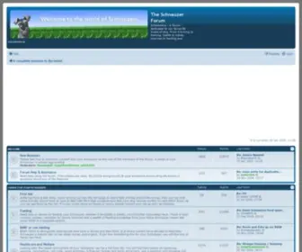SChnauzer-Forum.co.uk(Schnauzers) Screenshot