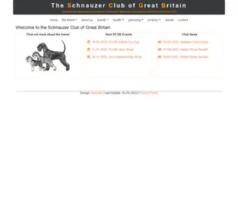 SChnauzerclub.co.uk(Schnauzer Club of Great Britain) Screenshot