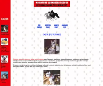 SChnauzerrescue.com(SCHNAUZER RESCUE) Screenshot