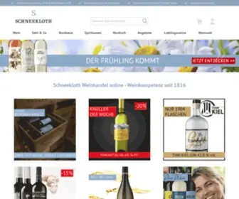 SChneekloth.de(Wein) Screenshot