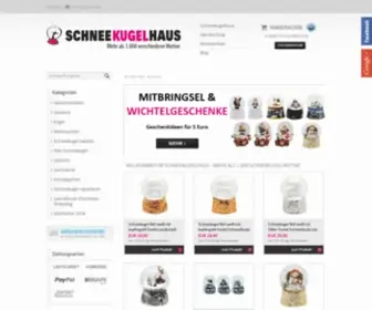 SChneekugelhaus.de(Der Schneekugel) Screenshot