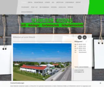 SChneider-Kissing.de(Startseite) Screenshot