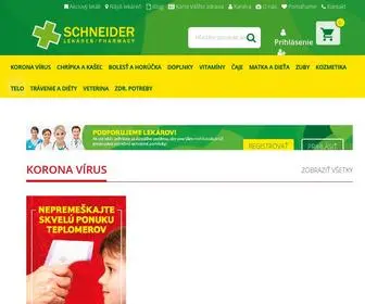 SChneider-Lekaren.sk(Schneider lekáreň) Screenshot