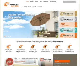 SChneider-Schirme.com(Macht den Sommer noch schöner) Screenshot