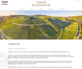 SChneider-Wein.com(Weingut Jakob Schneider) Screenshot