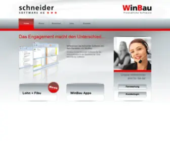 SChneider.ch(Bausoftware WinBau von Schneider Software AG) Screenshot