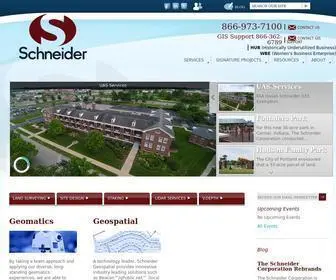 SChneidercorp.com(The Schneider Corporation) Screenshot