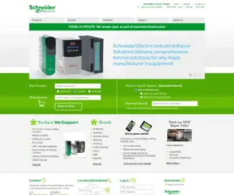 SChneiderelectricrepair.com(Industrial Repair) Screenshot