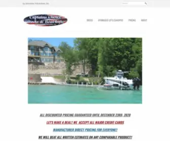 SChneiderfab.com(Captains Choice Docks and Hydraulic Boat Lifts) Screenshot