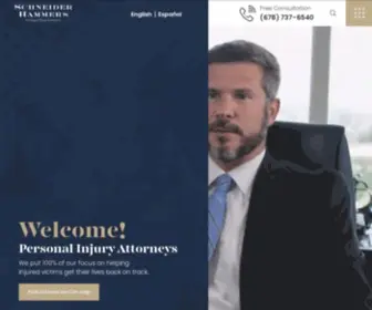 SChneiderhammers.com(Atlanta Personal Injury Lawyer) Screenshot