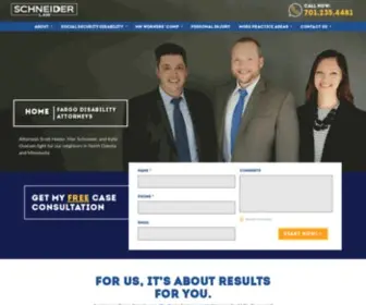 SChneiderlawfirm.com(Workers Comp) Screenshot