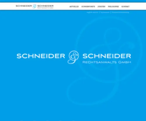 SChneiderSchneider.at(Schneider & Schneider Rechtsanwalts GmbH) Screenshot