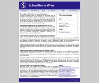SChnellbahn-Wien.at(Schnellbahn Wien) Screenshot