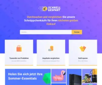 SChnellgespart.com(Tauchen Sie ein in die Welt der tollsten Angebote auf) Screenshot