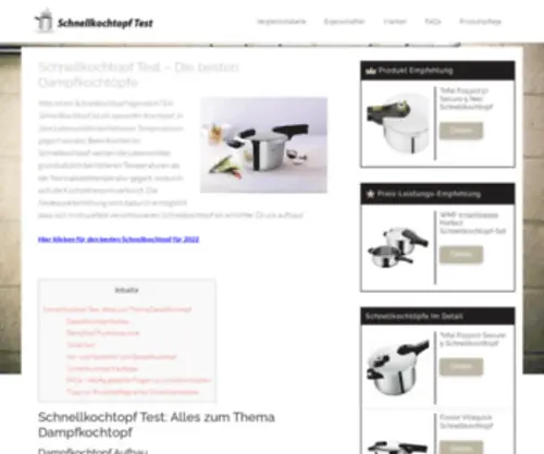 SChnellkochtopf-Test.net(SChnellkochtopf Test) Screenshot
