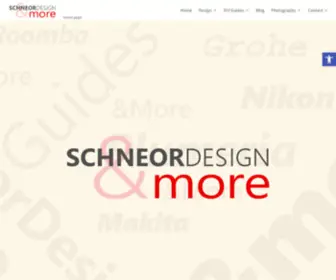 SChneordesign.com(Schneor Design and More Homepage) Screenshot