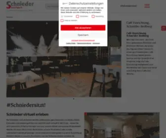 SChnieder.com(Gastronomie Möbel) Screenshot