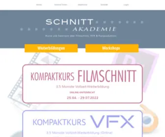 SChnitt-Akademie.de(Schnitt-Akademie Berlin) Screenshot