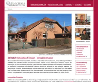 Schoba.de(SCHOBA Immobilien Potsdam) Screenshot