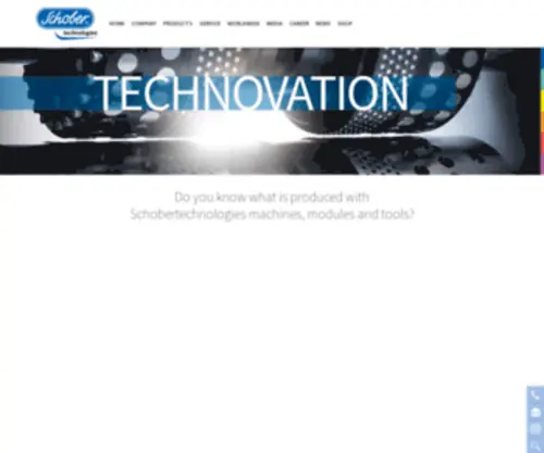 Schobertechnologies.com(Schobertechnologies specializes in the development and manufacturing of rotary tools) Screenshot