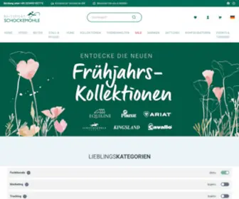 Schockemoehle.net(Reitsportbedarf online kaufen) Screenshot