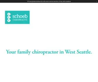 Schoebchiropractic.com(Schoeb Chiropractic) Screenshot