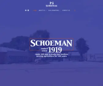 Schoemangroup.co.za(Since 1919) Screenshot