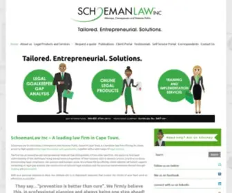 Schoemanlaw.co.za(Attorneys) Screenshot