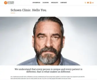 Schoen-Kliniken.com(Orthopaedics, Neurology) Screenshot