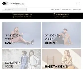 Schoenenkaro.be(Schoenen-leder karo) Screenshot