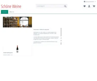 Schoeneweine.de(Schöne Weine) Screenshot