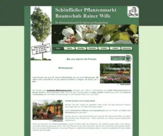 Schoenfliesser-Pflanzenmarkt.de(Schönfließer Pflanzenmarkt) Screenshot