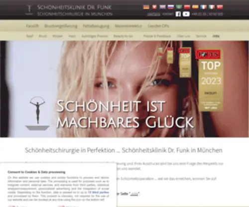 Schoenheitsklinik.com(Schönheitschirurgie München) Screenshot