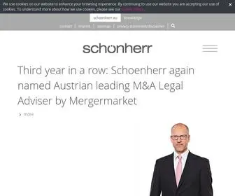 Schoenherr.eu(Schoenherr) Screenshot