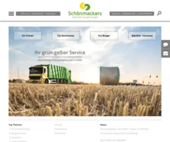 Schoenmackers.de(Mit unserem grün) Screenshot