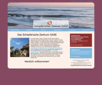 Schoepferisches-Zentrum-Oase.de(Schöpferisches Zentrum OASE) Screenshot