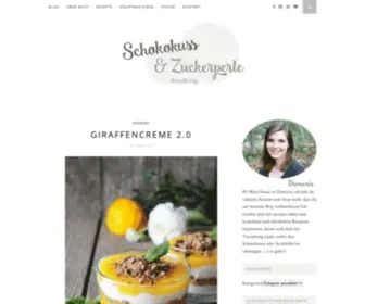 Schokokussundzuckerperle.de(Schokokuss & Zuckerperle) Screenshot