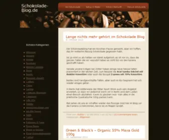 Schokolade-Blog.de(Schokolade Blog) Screenshot