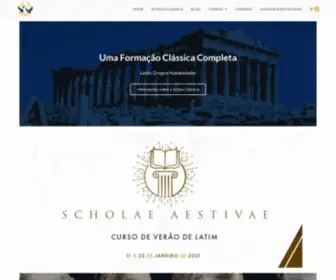 Scholaclassica.com(Schola Classica) Screenshot