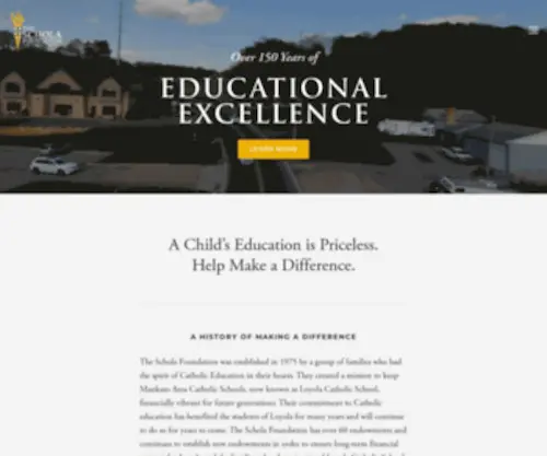 Scholafoundation.org(Schola Foundation) Screenshot