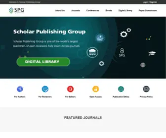 Scholar-Press.com(Scholar Publishing Group) Screenshot