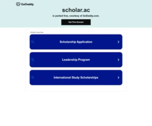 Scholar.ac(Saint René Descartes University) Screenshot