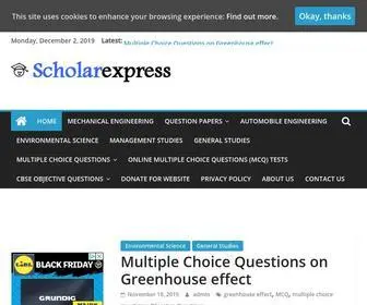 Scholarexpress.com(An Education Portal) Screenshot